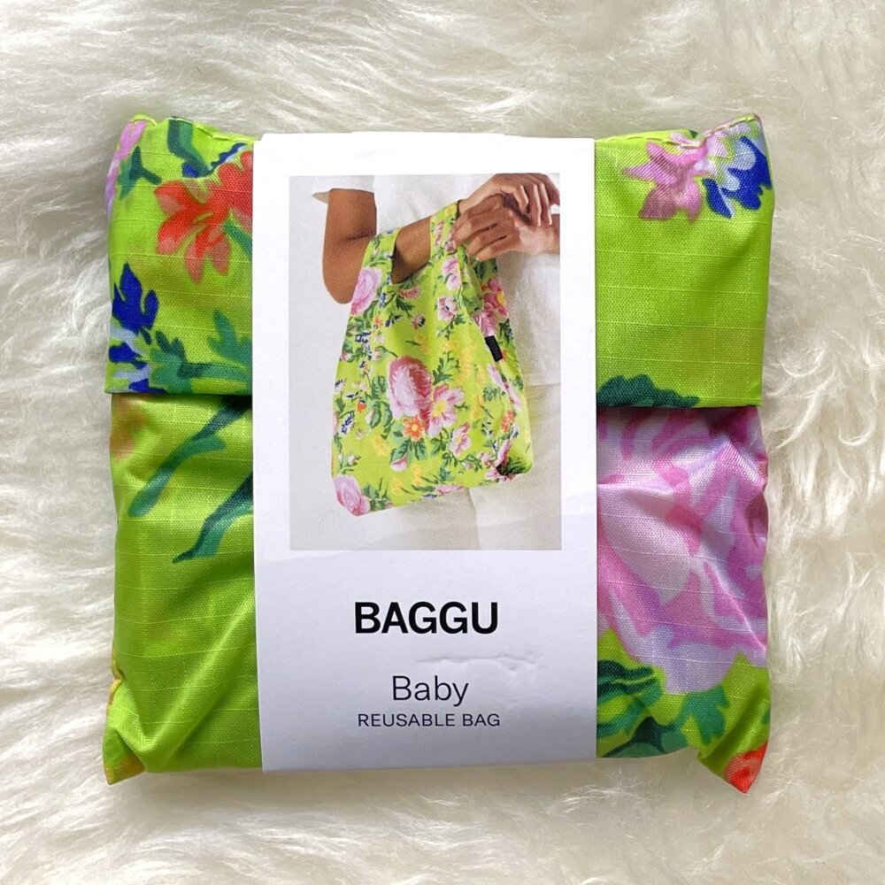 NWT Baby Baggu - Lime Rose